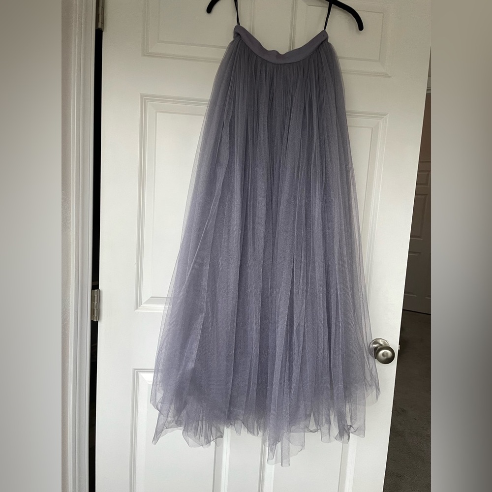 Little Mistress Lavender Maxi Tulle Skirt